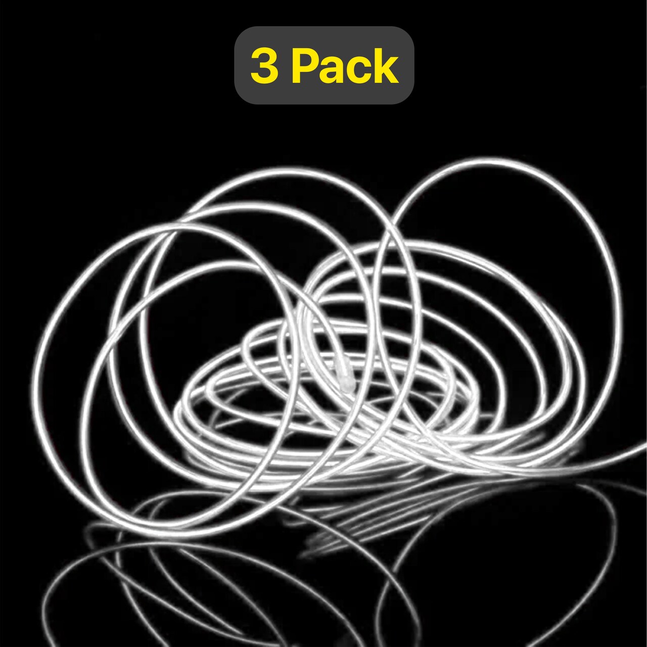 Battery Operated Neon Rope Light — 9ft Flexible, Wearable, Multi-Mode Glow Wire